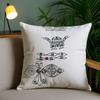 Father J-John Misty Pillow Case Home Dorm Chair Back Short Plush Double-Sided Printing Office Nap Time Cushion Cover