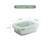 304 Stainless Steel Fresh-keeping Box Sealed Leak Proof Lunch Box Fruit Box with Lid Dumpling Container Refrigerated Storage Box