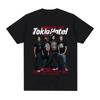 2026 Moda Rock Band Tokio Hotel Kaulitz Stampa Maglietta Cotone Maglietta Tendenza Unisex Abbigliamento Unisex Hip Hop Streetwear Maglietta