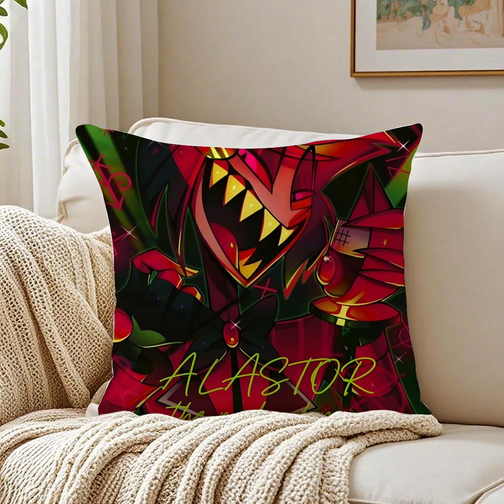 animation dark HHazbin HotelS Cushion Cover Pillowcase Antidustmite living Room Sofa Decor Cushion Room