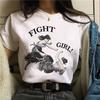 Harajuku Women Tshirt Feminists Tops Women Feminism GRL PWR Ullzang Tee Girl Power Retro Graphic T Shirt Grunge Aesthetic Ladies