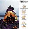 1pc Halloween Haunted Blanket, Lightweight Flannel Throw Blanket for Sofa, Bed, Travel, Camping, Living Room, Office, Couch, Chair, and Bed