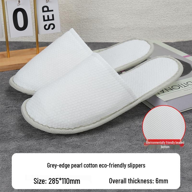 Luxury Non-Slip Disposable Slippers for Home and Hospitality Use