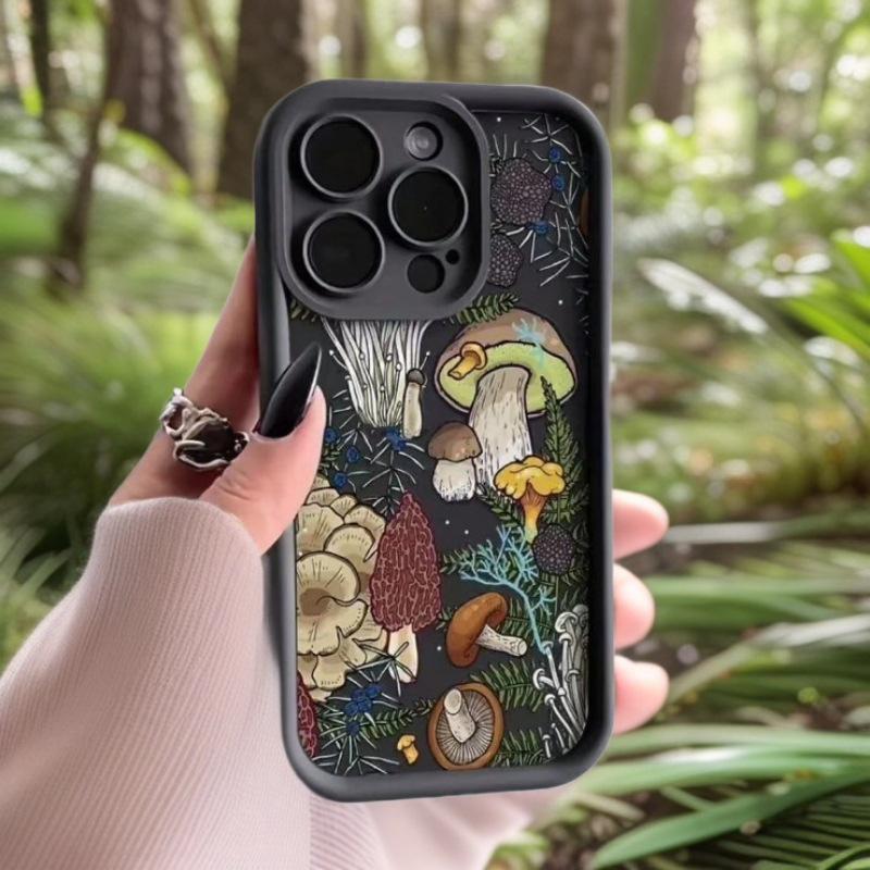 Colorful Mushroom Case for Apple iPhone 17 Promax/16/15/14/13