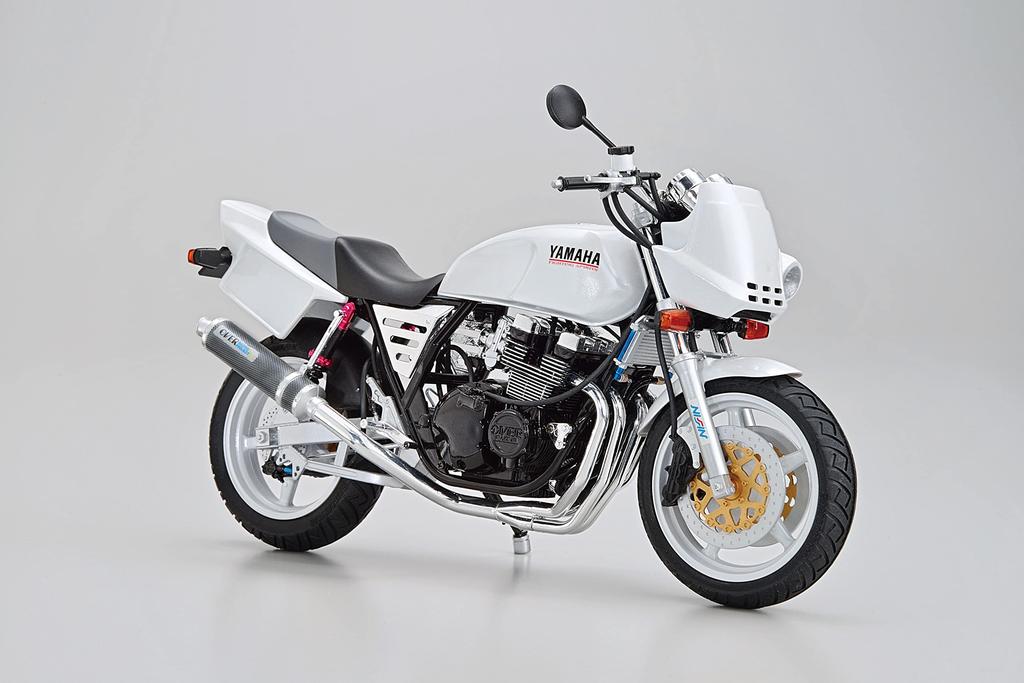 Aoshima Bunka Kyozai The Bike Series 54 Yamaha 4HM XJR400S 1994 Plastic Model Kit with Custom Parts Co., Ltd. (AOSHIMA) 1/12 No. (Molded Color)