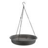 Hanging Hummingbird Bath Metal Bowl with Rust-Proof Chain Durable Construction Easy to Install Garden Hummingbird Food Feeder