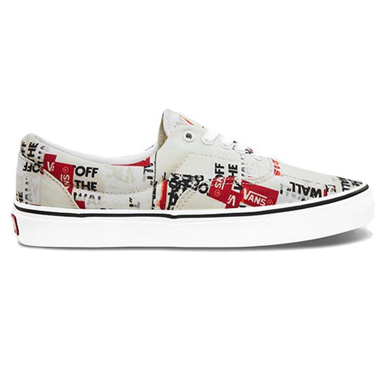 Vans Era Alphabet Grau Rot Unisex 'Grau Rot' VN0A4U39WN4