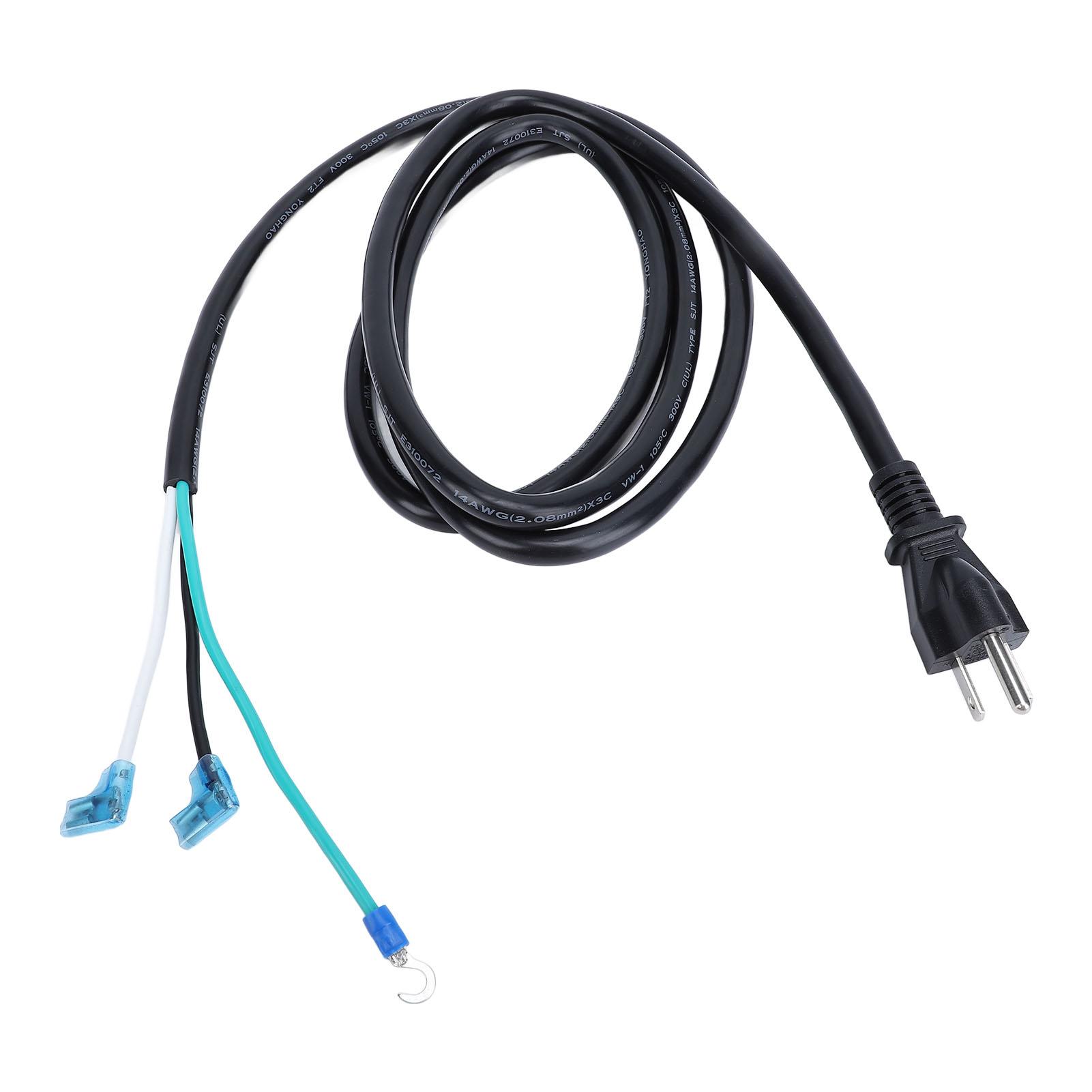 

SPX1250WA Pool Pump Power Cord 6FT Rubber Extension Power Supply Cable Electrical Plug Replacement