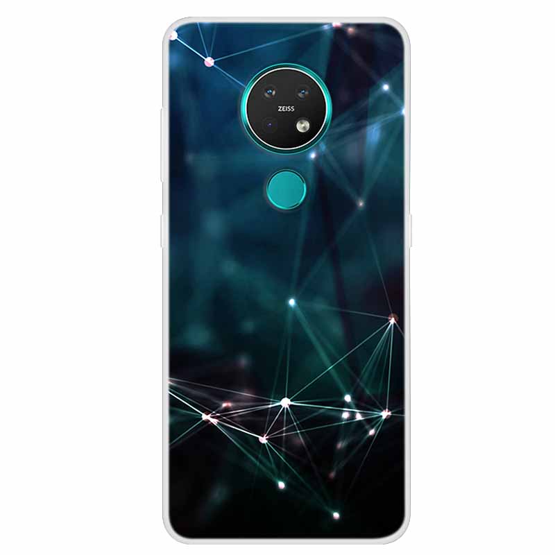 Per Custodia Nokia 7.2 Nokia 6.2 Lusso Silicone TPU Morbida Cover Posteriore Custodia Telefono Per Nokia 7.2 Funda TA-1193 TA-1178 Cartone Animato Coque