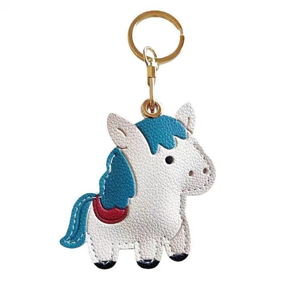 Year of Horse Horse Keychain Cartoon Horse Car Keychain Zodiac Pony Bag Charm  Year of The Horse