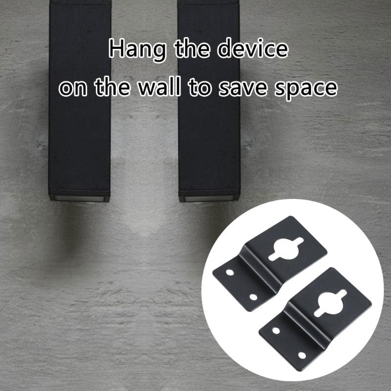 Pack Of 2 Speaker Wall Mount Brackets Slim Design Speaker Mounting Rack For Universal Compatibility Holds Up To 33Lbs