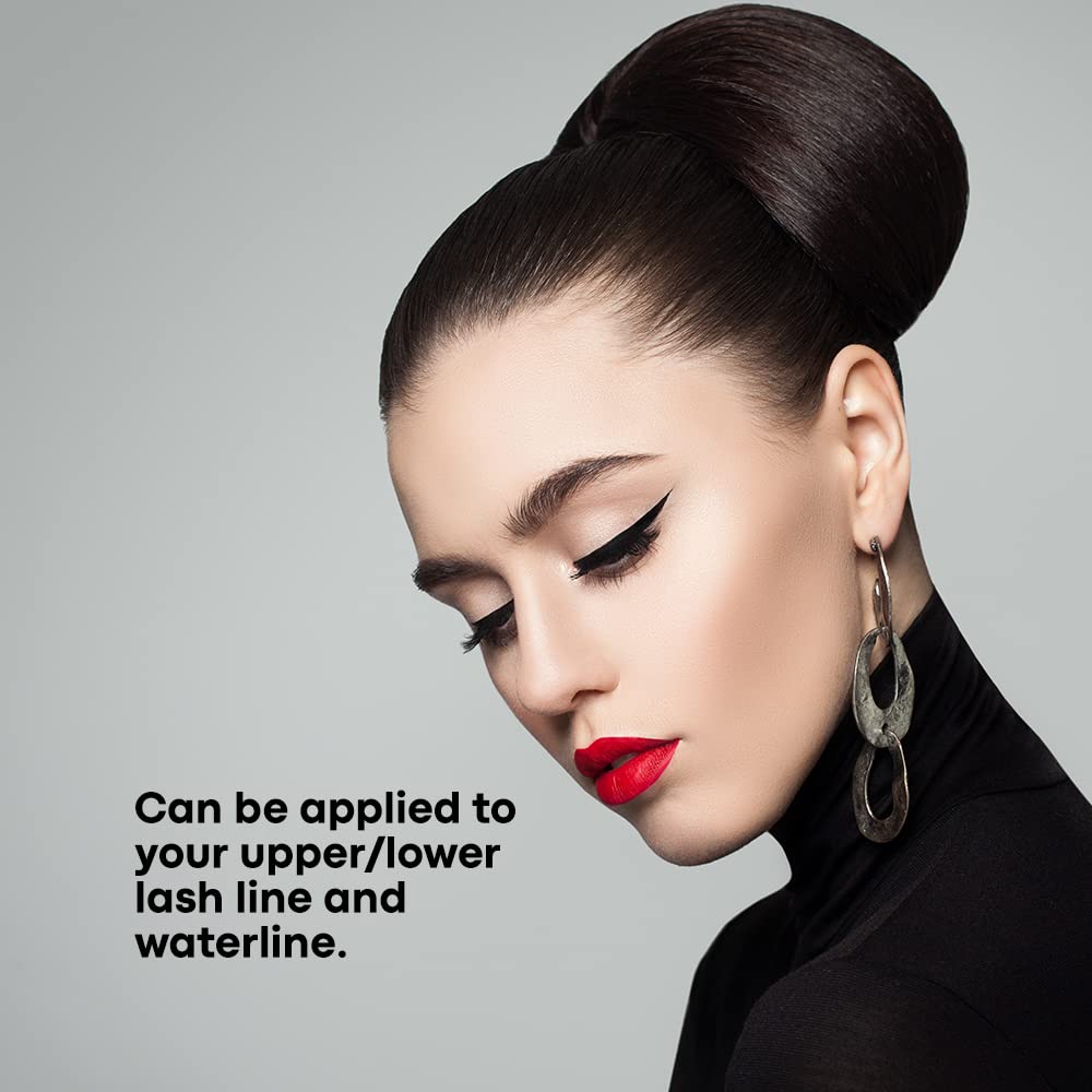 Crayon eye-liner noir Recode Acute Kajal, formule waterproof et anti-bavures, noir, 0,35 g