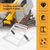 Einstellbarer Stützrahmen für Schneidemaschinen, Arbeitsstützständer für Metallschneidemaschinen, Materialstütze, 2,17-5,31 Zoll Arbeitshalterung