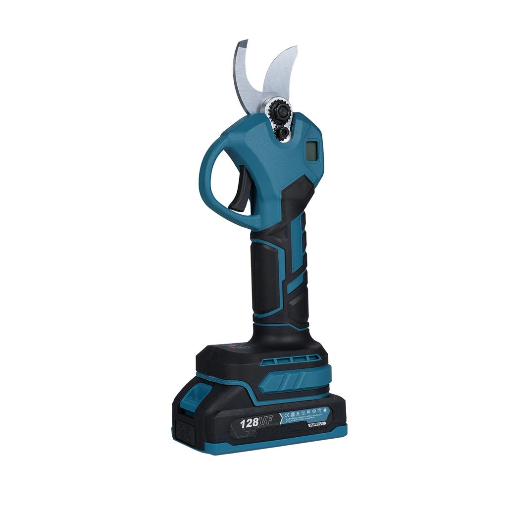 18V Electric Pruning Shears Brushless Motor Portable Cordless Branch Cutter Tree Trimmer with LCD Display 30mm 1.2inch