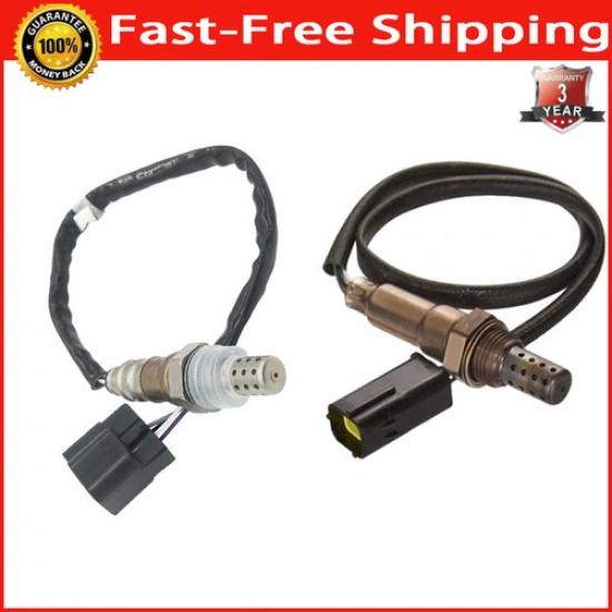 2PCS Oxygen Sensor Up+Down For Hyundai 2009-12 Elantra 2007-08 Tiburon 2.0L L4