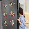 6Pcs Puppet Series Diamond Art Fridge Magnet Diamond Painting Refrigerator Magnet DIY Fridge Stickers for Fridge Whiteboards