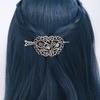 Vintage Celtic Knot Hollow Floral Hair Stick Viking Party Decorative Hair Pin For Women Elegant Updo Accessories
