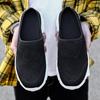 Unisex Slip-on Flats Round Toe Half Slippers Knitted Mesh Walking Shoes Lightweight Big Size 35-48 Leisure Shoes Anti-slip