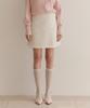 ZEROSTREET [4 Colors] Creamy Tweed Skirt