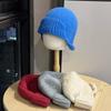 New Autumn and Winter Niche Short Ear Protecting Knitted Hat for Women Warm and Slimming Personalized Rope Knitted Hat Lei Feng Hat