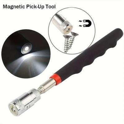 Varilla de hierro magnética telescópica para reparación e inspección de automóviles domésticos Varilla de succión de tornillo de metal magnético fuerte