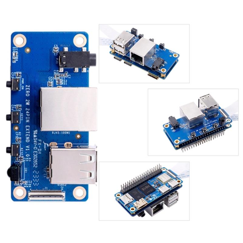 For Orange Pi  2W Expansion Board USB 2.0  2  Video Mic  Receiver  Interface HAT Development Board
