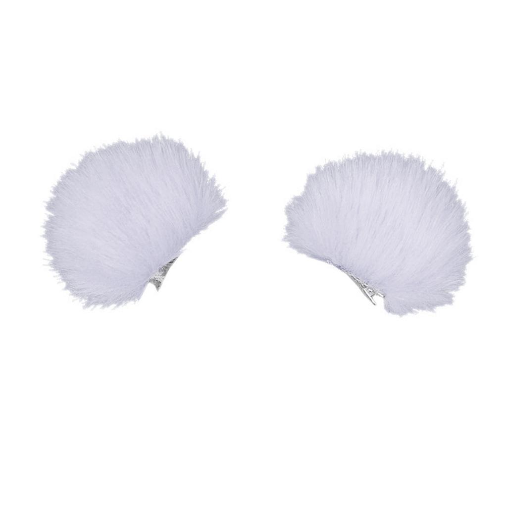 Japanese Anime Ear Hair Clip for Halloween Party Dressingup Maid Costume Props Hair Pin Music Festival Props Barrettes