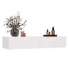 Hanging Cosmetic Vanity Mika 110 Cm 2 Drawers For Bedroom White