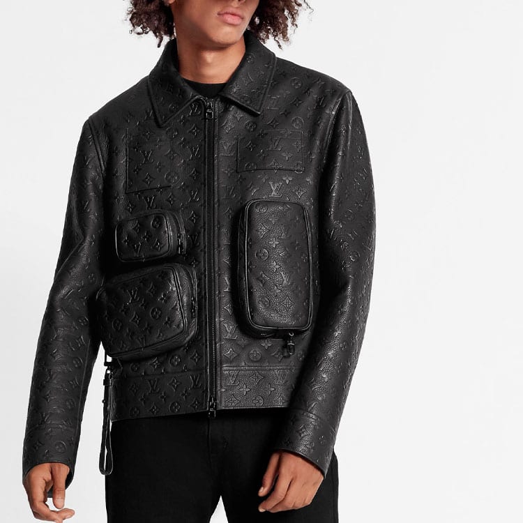 Louis Vuitton Jackets & Coats Men's Black 1A5ZTJ