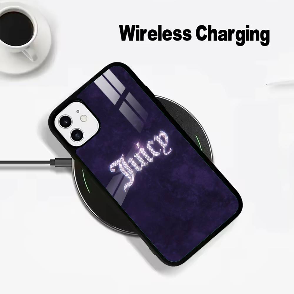 

J-uicy- girlie style -Couture For IPhone17 16 15 14 13 12 11 Plus Pro Max Plus Wireless Charger Phone Case iPhone13Pro