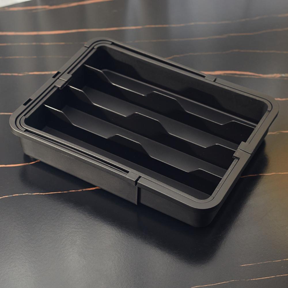 Adjustable Silverware Drawer Organizer Separated Cutlery Organizer Tableware Storage Box  Drawer