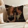 Bella Before Sunrise Before Sunset Movie Cushion Cover Inches Farmhouse Decor Home Throw Pillow Covers for Couch Decorations