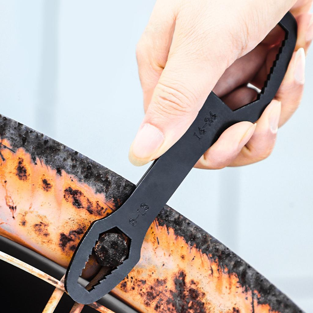 8-24mm Universal Wrench Selves Tightening Adjustable Glasses Wrench Board Double Head Spanner Hand Tool for Factory