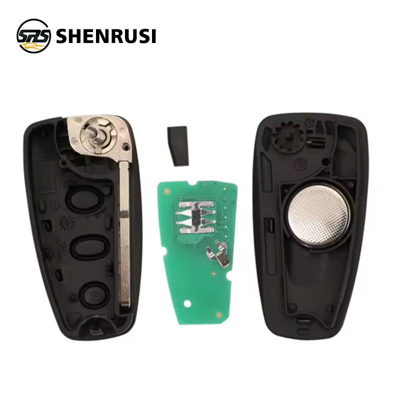 SHENRUSI BK2T-15K601-AA/ AC 434MHz ASK 4D+(83) Chip Car Keys for Ford Tourneo Transit Custom Remote Flip Key Fob Aftermarket