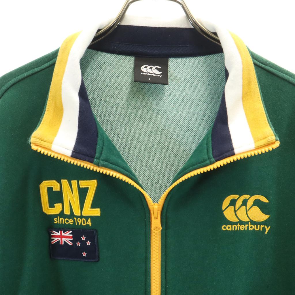 CANTERBURY OF NEW ZEALAND sweat Zip jacket L green Men's Used