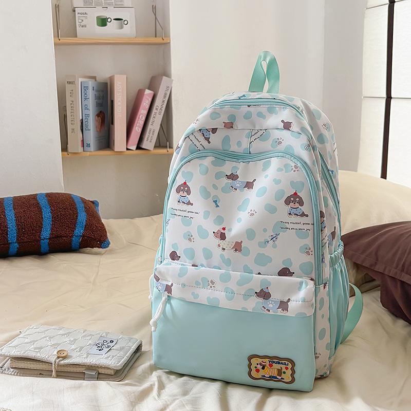 Student Schoolbag Cartoon Women's Large Capacity Backpack Junior High School Student Backpack