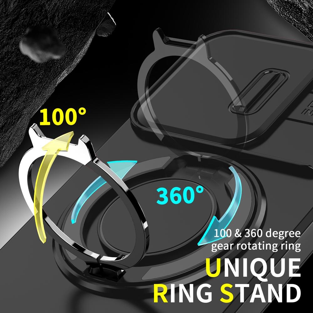 For Reno 14F 5G Case Luxury Magnetic Wireless Charge For Magsafe Case For OPPO Reno 14F 14 F Reno14F Stand Holder Armor Cover