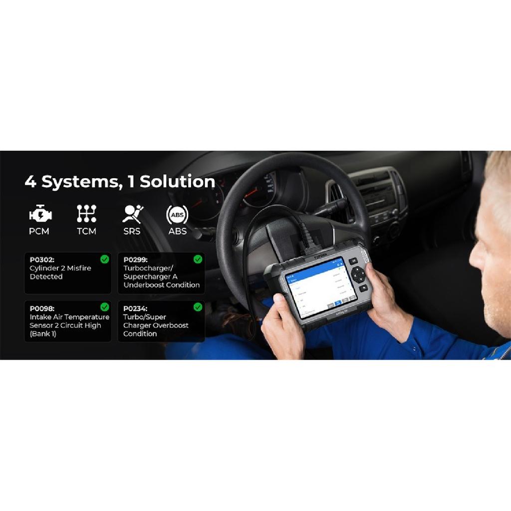 TOPDON ArtiDiag500 Diagnostic 4 Sisteme 6 Funcții de Resetare Scanner OBD2 Resetare SAS/TPMS/BMS/EPB Instrument de diagnosticare auto Actualizare gratuită