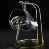 Edelstahl Spinnrollenhalter Angelzubehör Ständer Angelrollen Regal Displayständer Angelrollenhalter Einfach zu bedienen