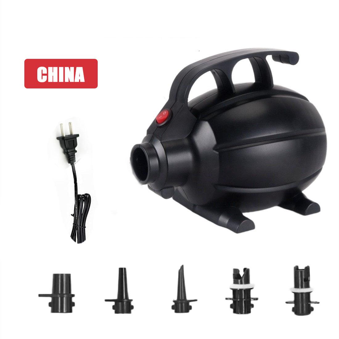 600W Electric Air Pump Portable Inflator Deflator Pump 5 Nozzles 110~240V for Inflatables Air Mattress Swimming Ring Pool Toys Chinese plug