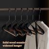 Thickened Wide-Shoulder Beech Iron Suit Hanger Seamless Non-Slip Paint Metal Hanger Home Hotel Dry And Wet Dual-Use Hange