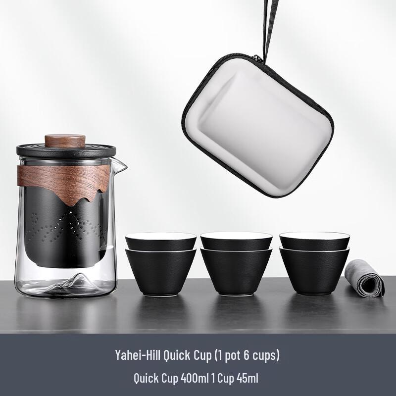 Naijiang Portable Glass Travel Tea Set