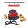 2025 Trend Battery Disconnect Switch 12V-48V Car Battery With LED Voltmeter DC 5-80V Battery Disconnect Switch Battery Disconnec