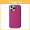 Pro For Iphone16 Solid Color Magnetic Silicone Phone Protective Case Logo With