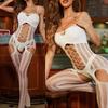 Hot Sleepwear women Sexy Lingerie Porno Babydoll BODYSUIT Mesh Body Stocking Catsuit Wedding Night Teddies Trajes Buttock Wrap
