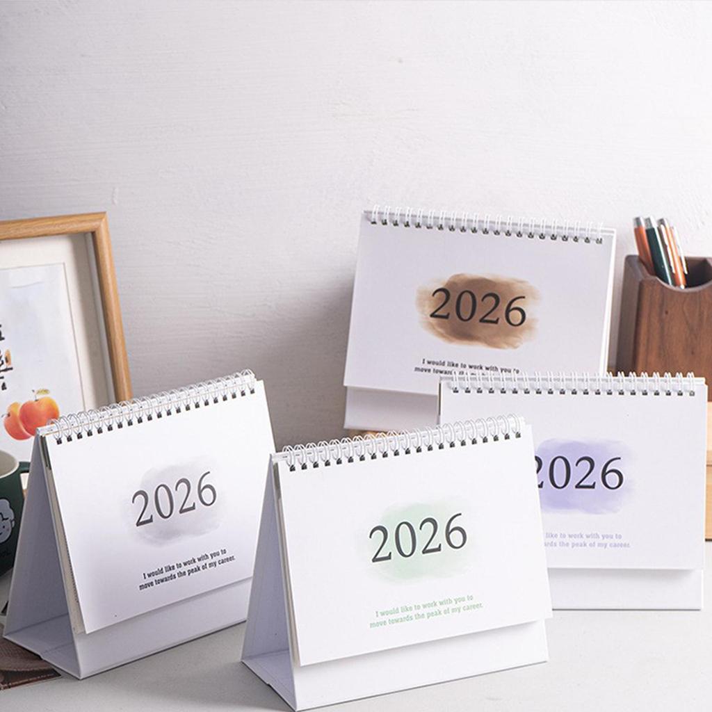 2026 New Desk Calendar Large English Calendar Books Annual To Do List Monthly Daily Planner Time Manegement