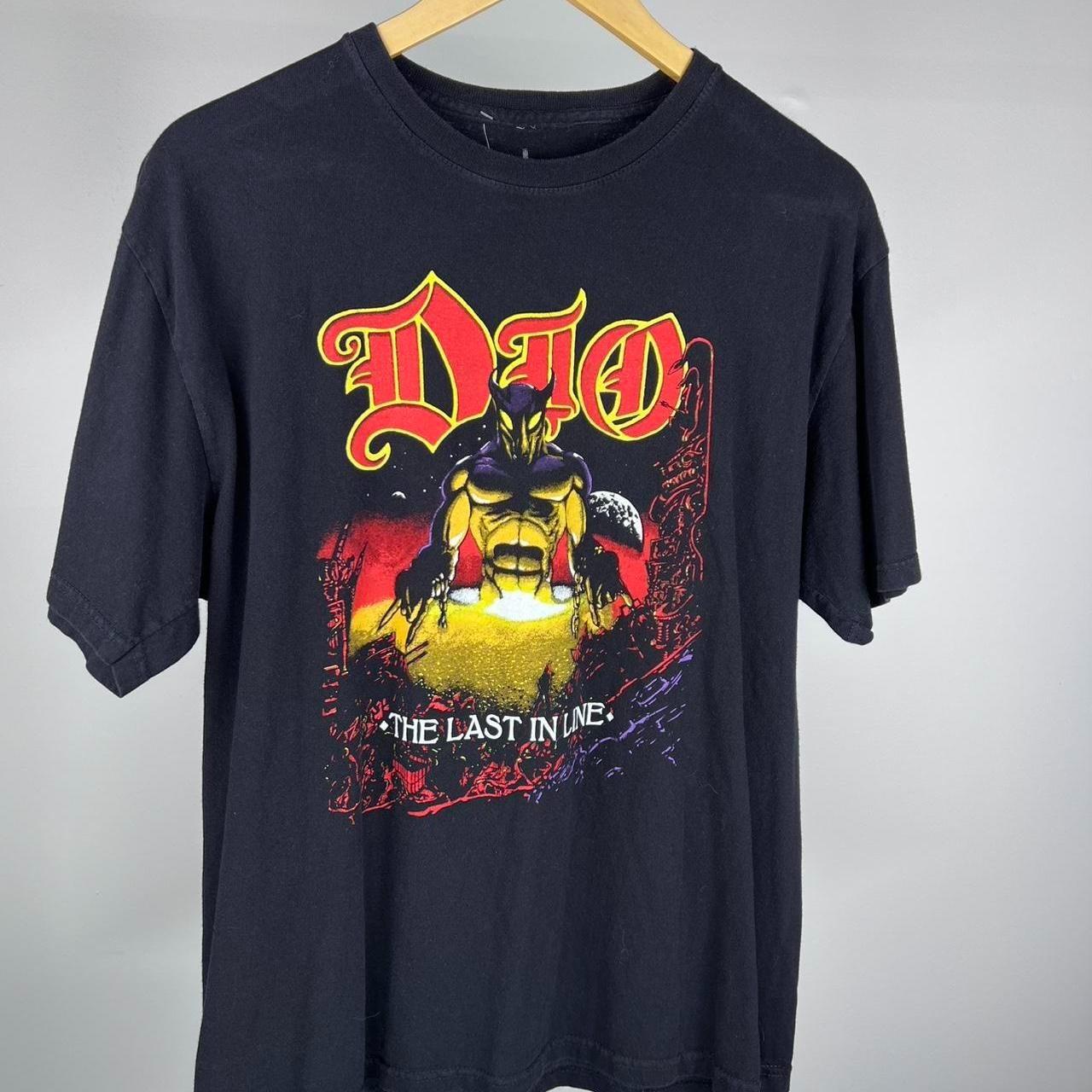 dio the last in line band tee black color reprint unisex shirt AN49176 L