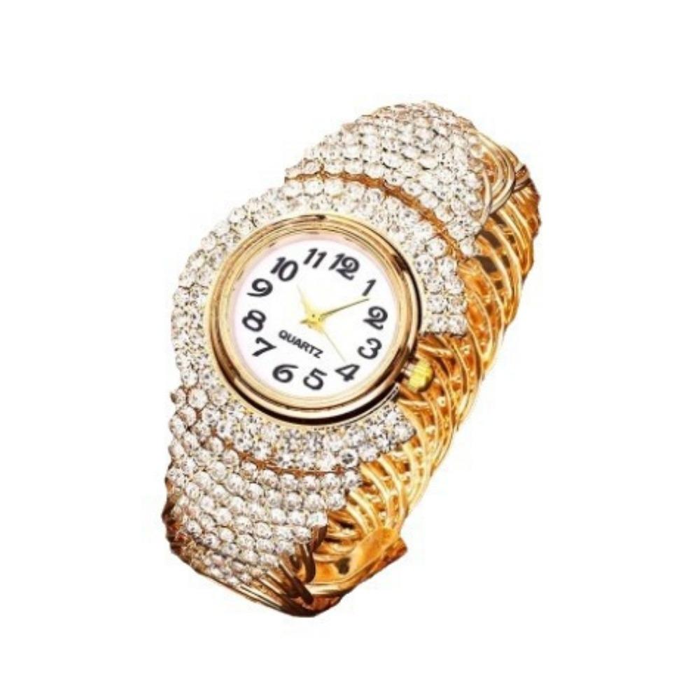 Luxury Watch Rhinestone Women's Elegant Watch Women's Quartz Watch for Girls Ladies Jewelry Set