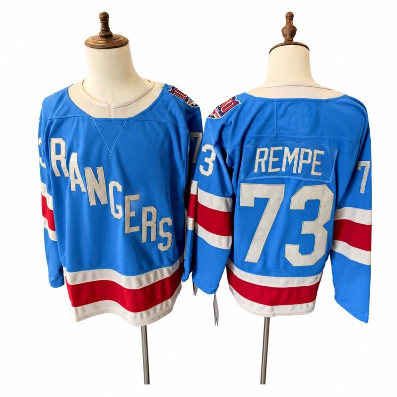 Embroidered New York Rangers Hockey Jersey Men Women - Lightweight Nylon Sportswear Ice Streetwear Fan