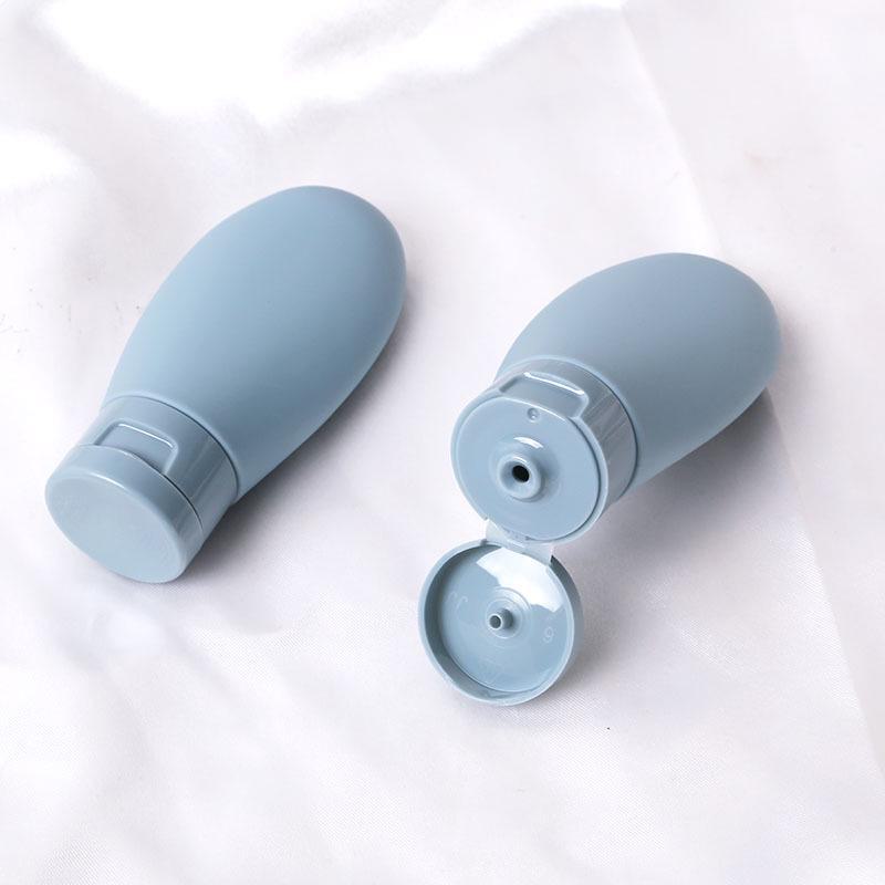 Flacone Squeeze da Viaggio da 60ml per Shampoo, Bagnoschiuma, Lozione e Sapone per le Mani